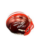 Load image into Gallery viewer, Cleveland Browns Dustin Hopkins Hand Signed Autographed Flash Mini Helmet JSA COA