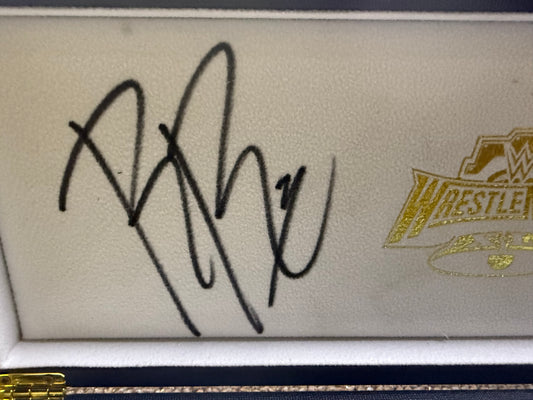 WWE Signed Autographed Roman Reigns WrestleMania 40 Mini Belt Rare LE /40 Auto