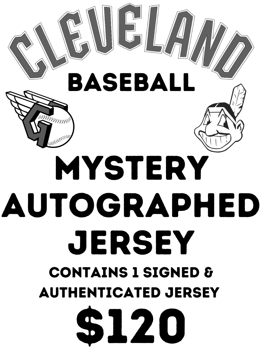 CLEVELAND BASEBALL MYSTERY AUTOGRAPHED JERSEY