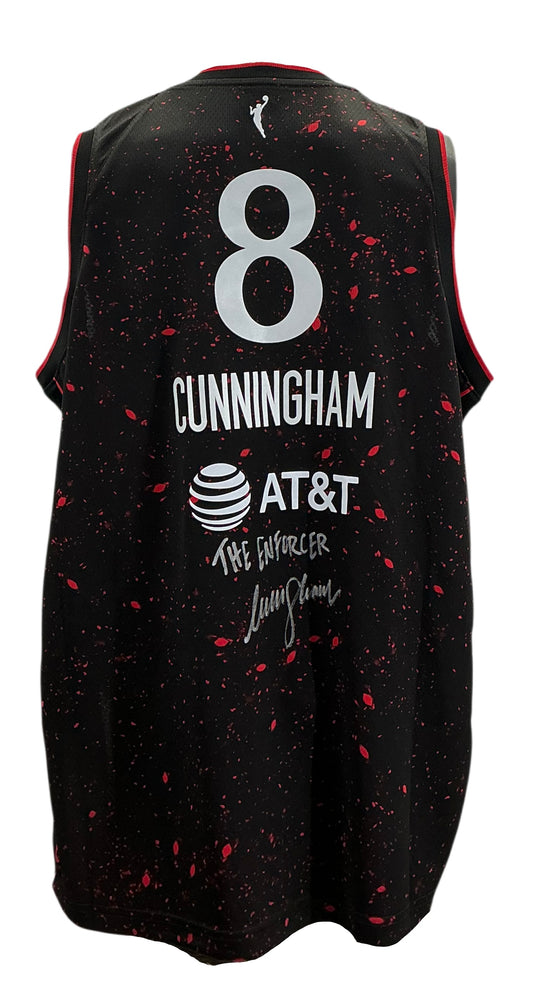 Indiana Fever Sophie Cunningham Hand Signed Autographed Authentic Nike Limited Edition Stranger Things Jersey With “The Enforcer” Swau COA