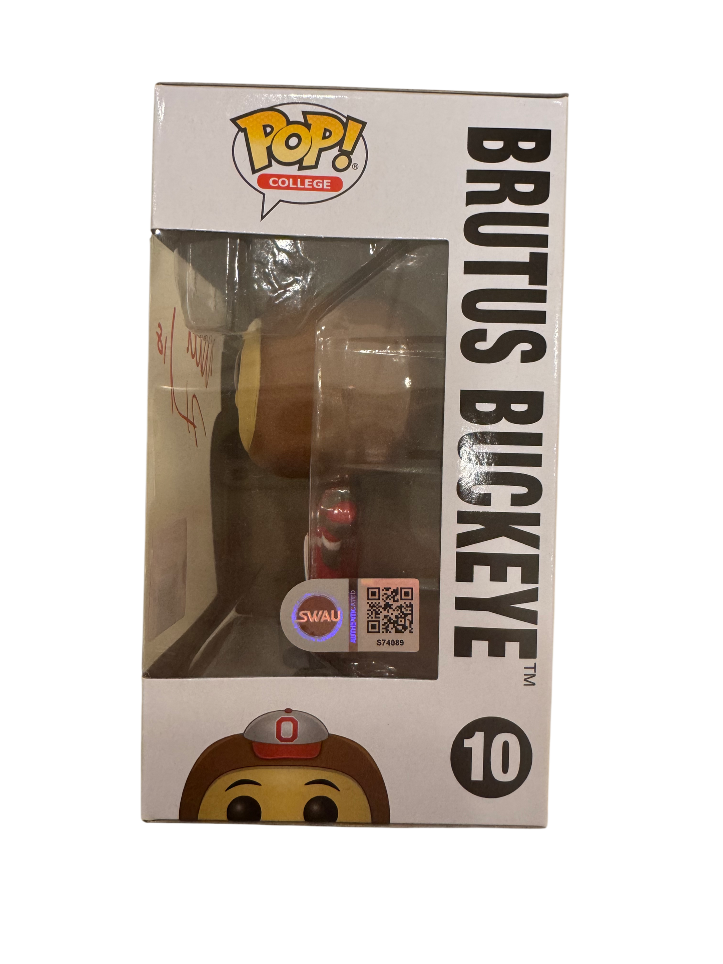 Ohio State Buckeyes Will Howard Hand Signed Autographed Brutus Funko Pop Swau COA 1/1