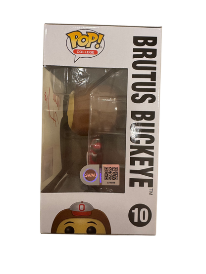 Ohio State Buckeyes Will Howard Hand Signed Autographed Brutus Funko Pop Swau COA 1/1