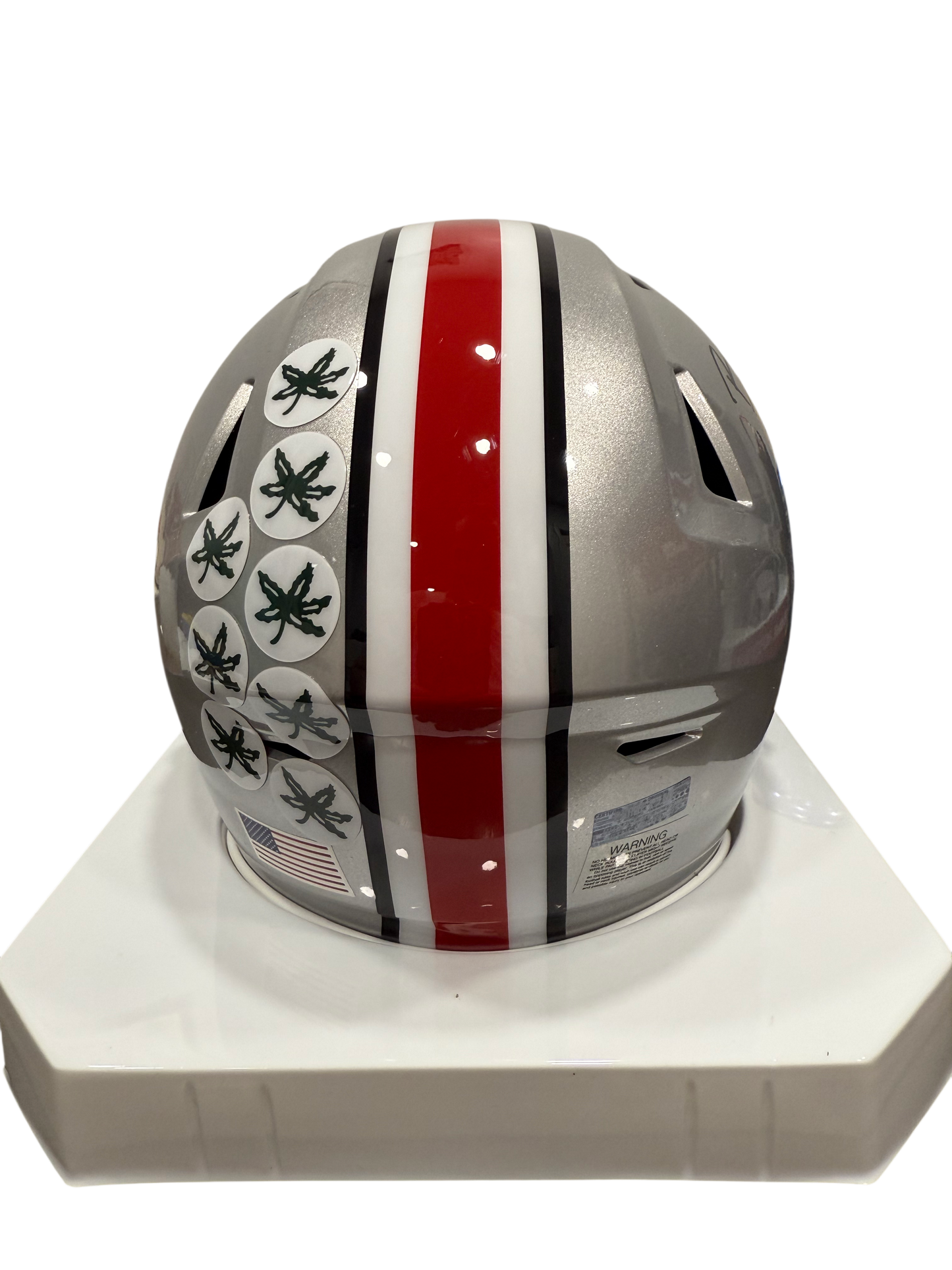 Bo Jackson Signed Autographed Ohio State Mid Size Helmet Prime Time Witness COA