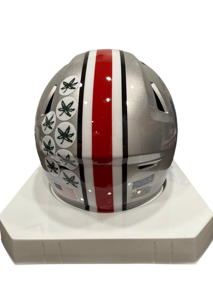 Bo Jackson Signed Autographed Ohio State Mid Size Helmet Prime Time Witness COA