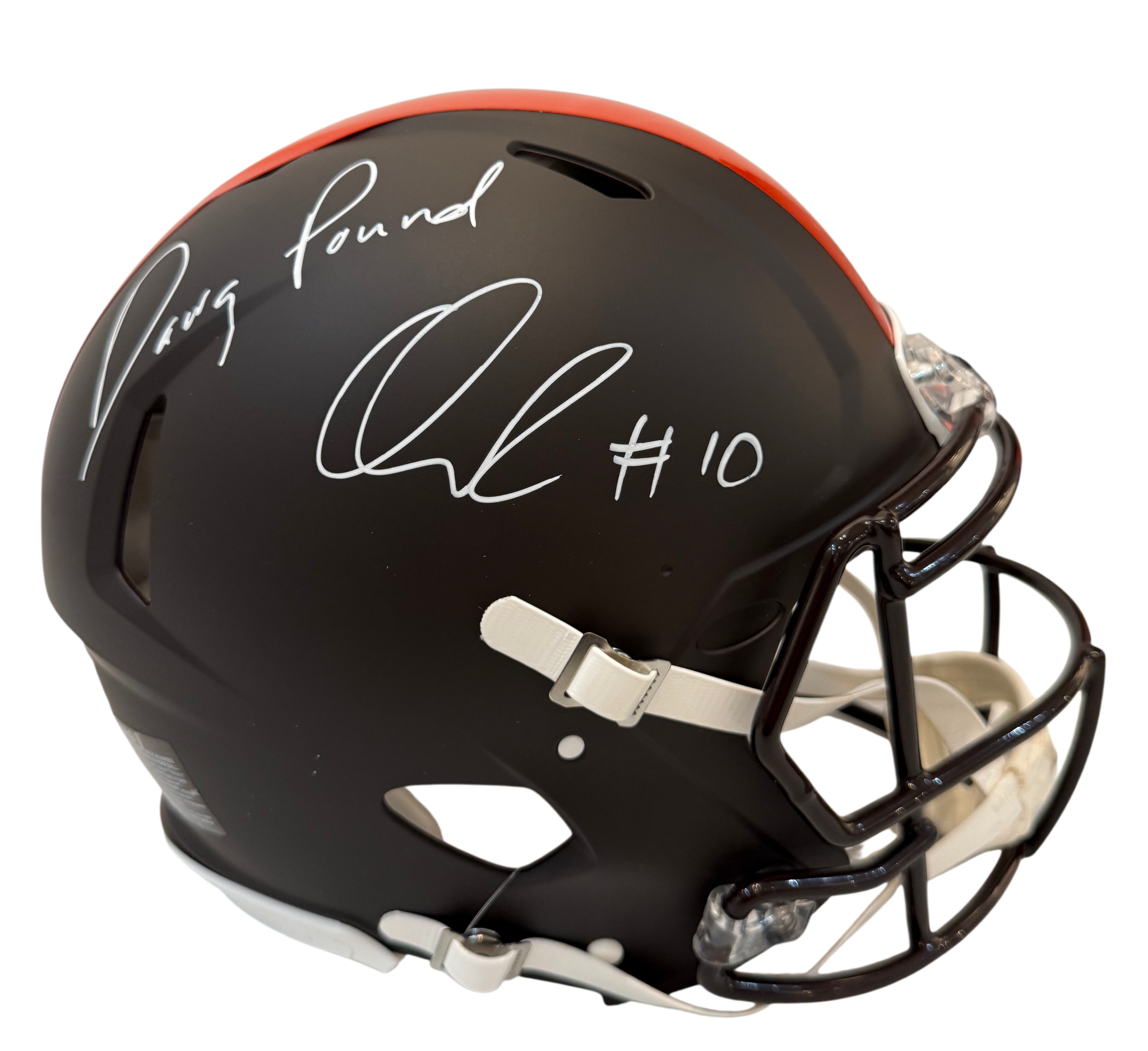 Quinshon Judkins Signed Autographed Cleveland Browns Alpha Dawg Quinshon Judkins Signed Autographed Cleveland Browns Alpha Dawg