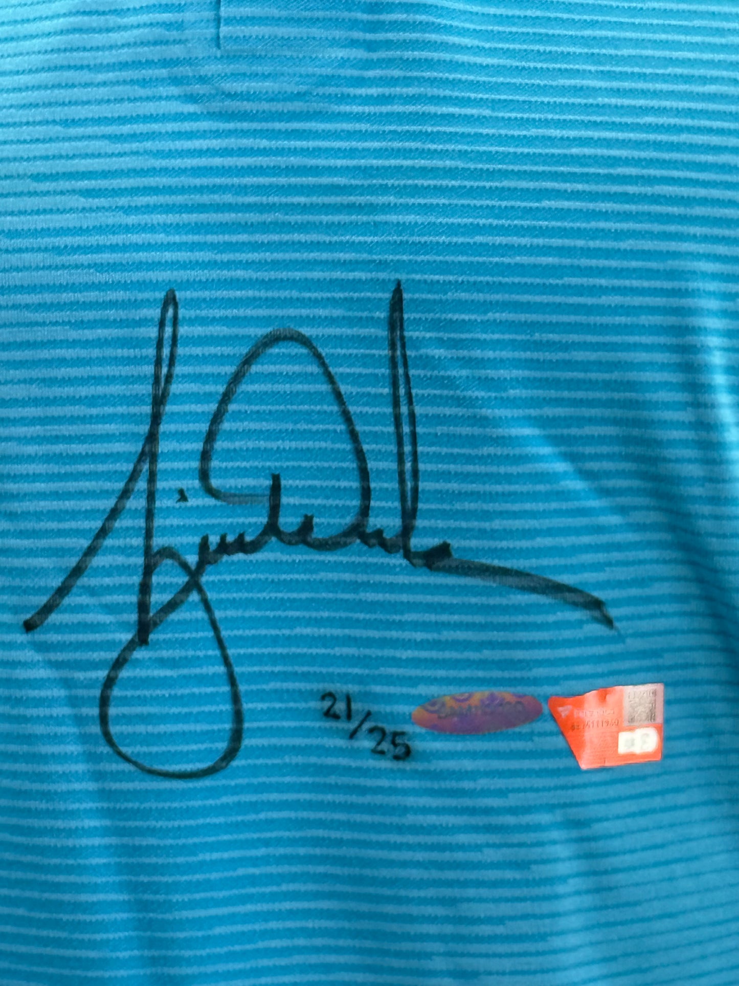Tiger Woods Signed Autographed Nike Polo LE /25 Upper Deck Fanatics Authentic