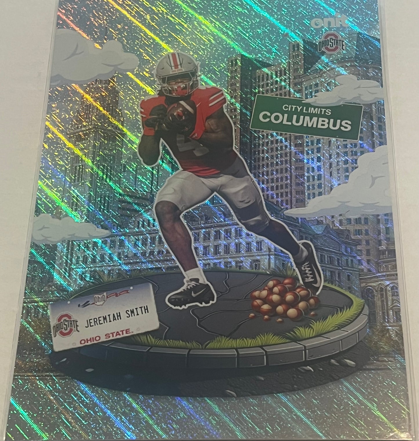 Pre-Sale Jeremiah Smith Hand Signed Autographed 2025 Onit Ohio State City Limits DAY Shimmer Card #CL5