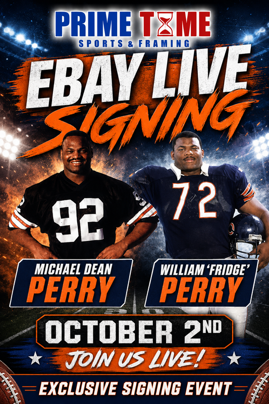 William Perry Mail-in Ticket for Private Signing on 1 Item YOU WILL NOT MEET William Perry