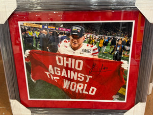 The Ohio State Buckeyes Jack Sawyer Signed Autographed 16x20 Photo Custom Framed Swau COA