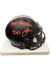 Load image into Gallery viewer, Bo Jackson Signed Autographed Ohio State Mini Helmet With Inscription THESE ARE EXTREMELY LIMITED Prime Time Witness COA