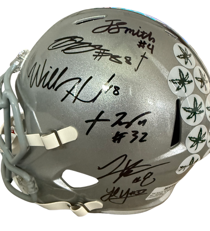 2024 The Ohio State Buckeyes National Champions Team Signed Replica Full Size Helmet BAS, Swau COA