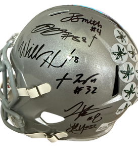 2024 The Ohio State Buckeyes National Champions Team Signed Replica Full Size Helmet BAS, Swau COA