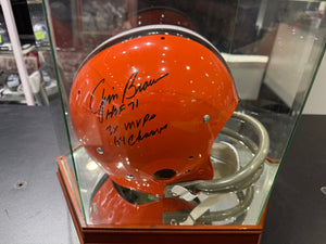 Jim Brown Signed Full Size Helmet