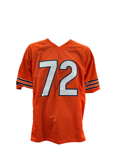 William “The Fridge” Perry Signed Autographed Chicago Bears Custom Orange Jersey Prime Time Witnessed Coa