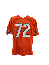 Load image into Gallery viewer, William “The Fridge” Perry Signed Autographed Chicago Bears Custom Orange Jersey Prime Time Witnessed Coa