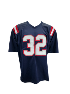 TreVeyon Henderson New England Patriots Signed Autographed Custom Jersey PROVA Coa