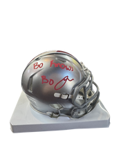 Load image into Gallery viewer, Bo Jackson Signed Autographed Ohio State Mini Helmet With Inscription THESE ARE EXTREMELY LIMITED Prime Time Witness COA