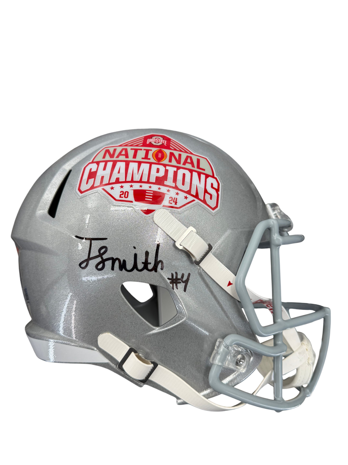 Jeremiah Smith Signed Autographed Ohio State Buckeyes Replica Full Size Helmet Swau COA