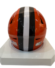 Load image into Gallery viewer, Quinshon Judkins Signed Autographed Cleveland Browns Mid Size Helmet With Visor Swau COA