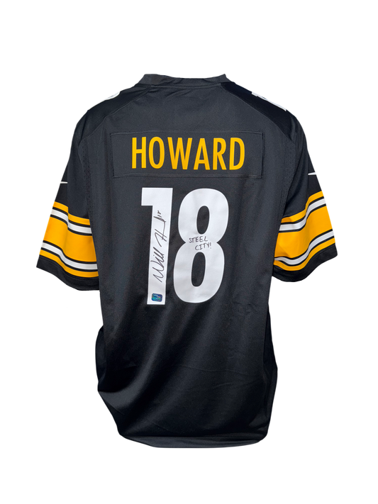 Pittsburgh Steelers Will Howard Signed Autographed Nike Jersey PROVA COA