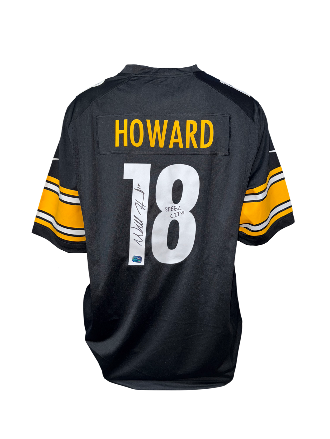 Pittsburgh Steelers Will Howard Signed Autographed Nike Jersey PROVA COA