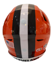 Load image into Gallery viewer, Quinshon Judkins Signed Autographed Cleveland Browns Authentic Speed Flex Helmet Beckett COA