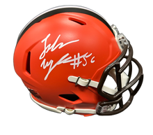 Load image into Gallery viewer, Cleveland Browns Luke Wypler Hand Signed Autographed Mini Helmet with JSA COA