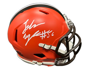 Cleveland Browns Luke Wypler Hand Signed Autographed Mini Helmet with JSA COA