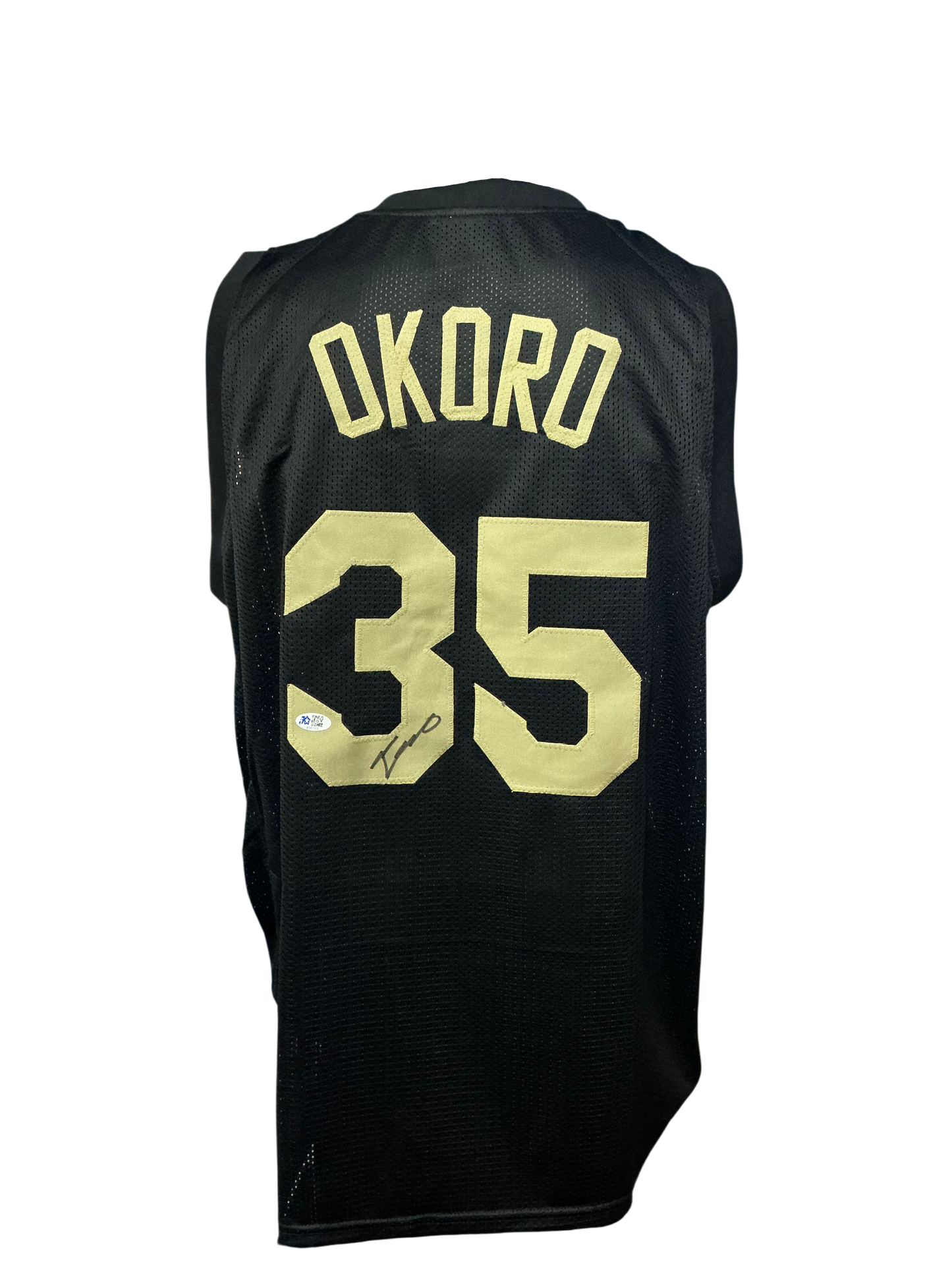 Cleveland Cavaliers Isaac Okoro Hand Signed Autographed Custom Black Jersey with COA