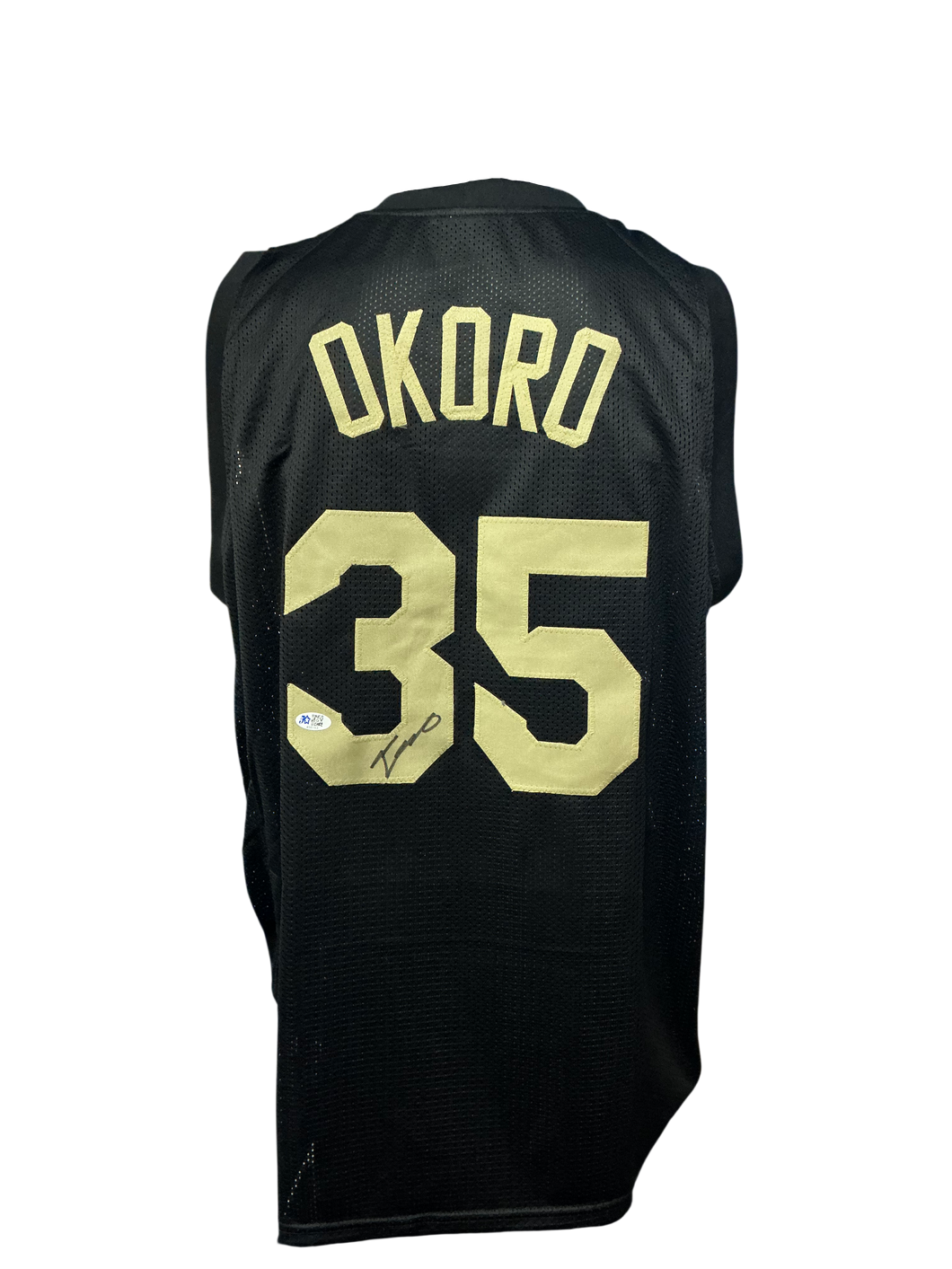 Cleveland Cavaliers Isaac Okoro Hand Signed Autographed Custom Black Jersey with COA