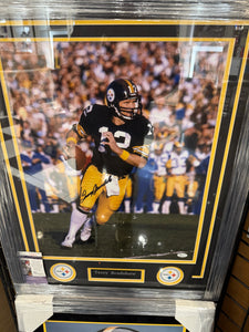 Pittsburgh Steelers Terry Bradshaw Signed Autographed 16x20 Photo Custom Framed JSA COA