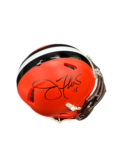 Cleveland Browns Joe Flacco Hand Signed Autographed Mini HelmetJSA COA
