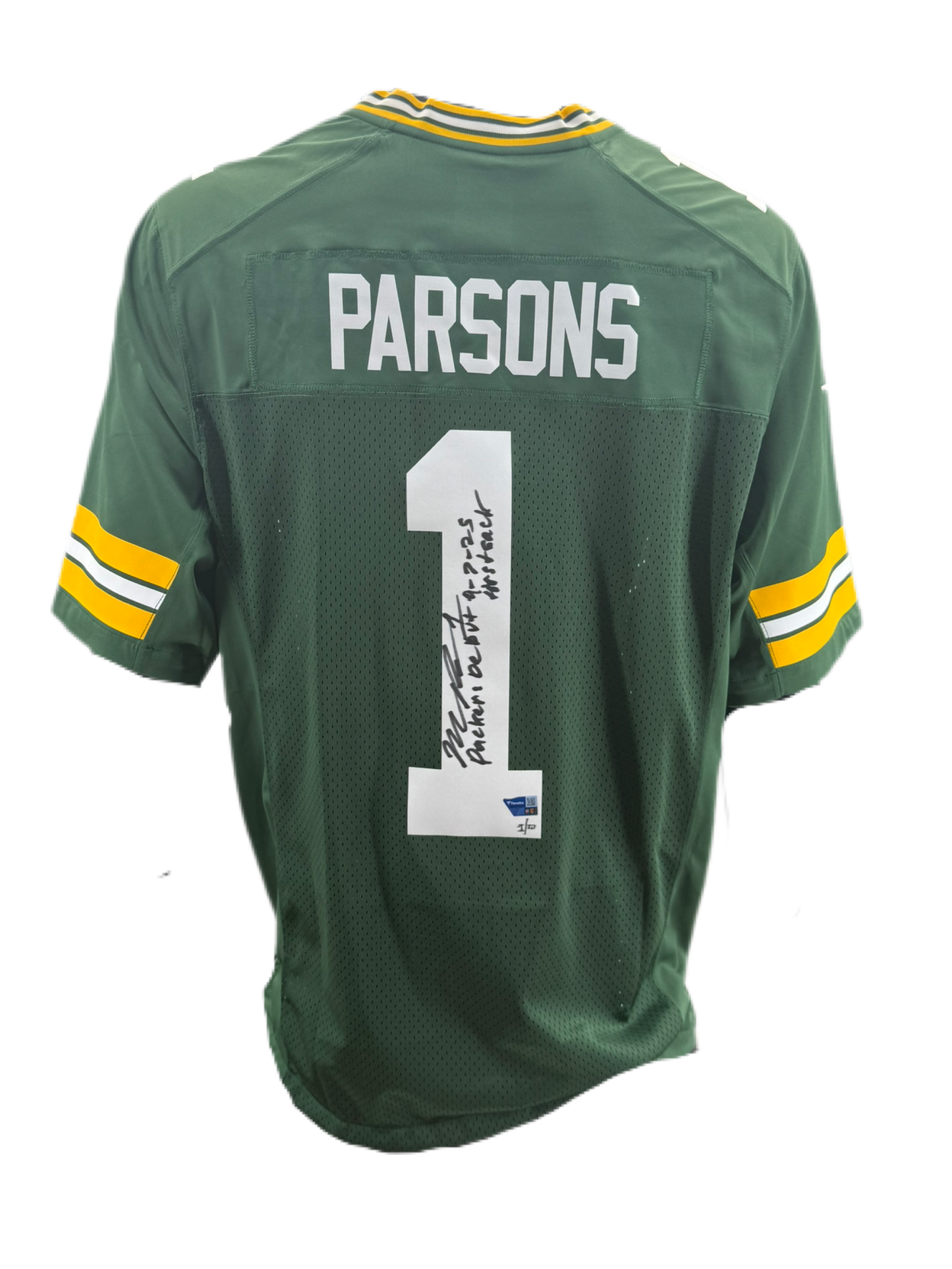 Micah Parsons Signed Autographed Packers LE Authentic Jersey Fanatics COA
