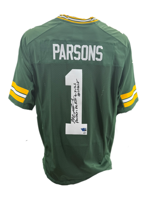 Micah Parsons Signed Autographed Packers LE Authentic Jersey Fanatics COA