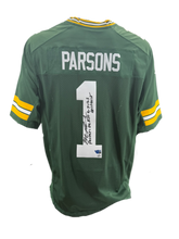 Load image into Gallery viewer, Micah Parsons Signed Autographed Packers LE Authentic Jersey Fanatics COA