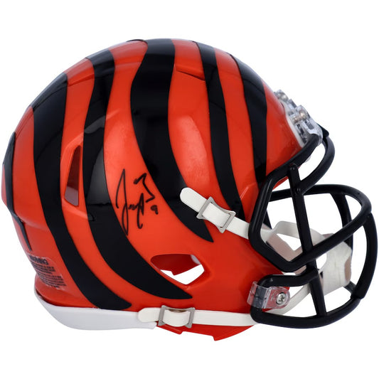 Cincinnati Bengals Joe Burrow Hand Signed Autographed Mini Helmet Fanatics COA