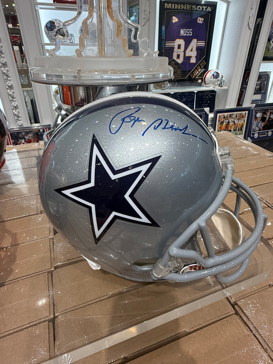 Dallas Cowboys Roger Staubach Signed Autographed Full Size Helmet BAS COA