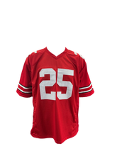 Load image into Gallery viewer, Bo Jackson Signed Autographed Ohio State Red Custom Jersey Prime Time Witness COA