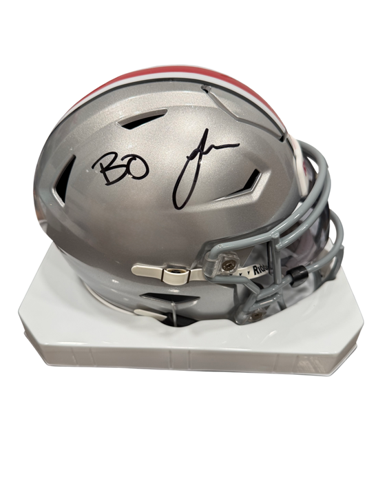 Bo Jackson Signed Autographed Ohio State Mid Size Helmet Prime Time Witness COA