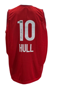 Indiana Fever Lexie Hull Hand Signed Autographed Red Custom Jersey Swau COA