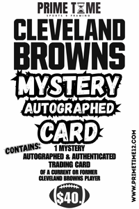 Cleveland Browns Mystery Signed Card