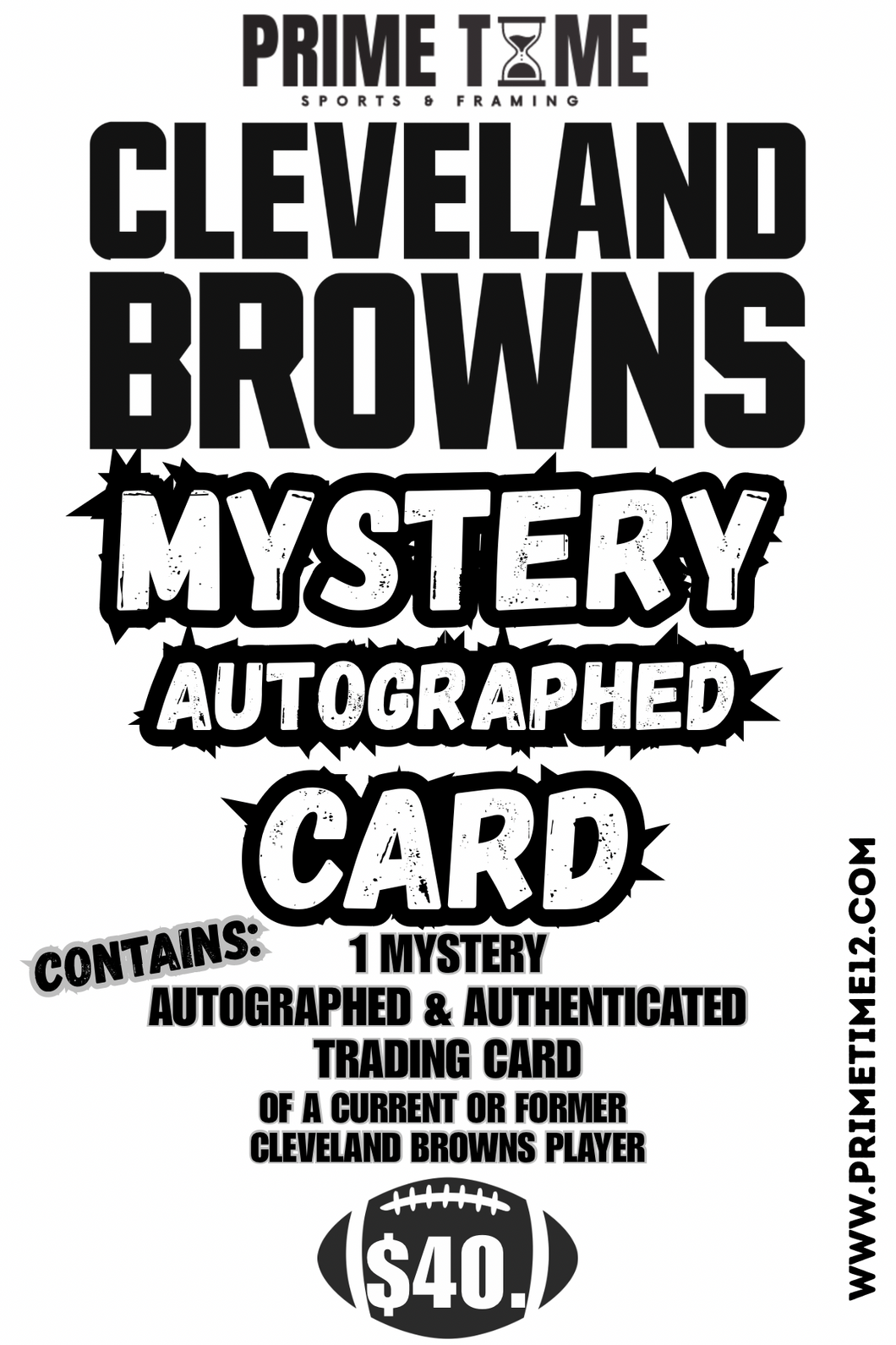 Cleveland Browns Mystery Signed Card