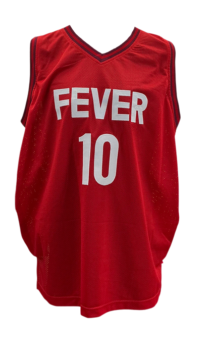 Indiana Fever Lexie Hull Hand Signed Autographed Red Custom Jersey Swau COA