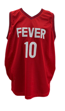 Load image into Gallery viewer, Indiana Fever Lexie Hull Hand Signed Autographed Red Custom Jersey Swau COA