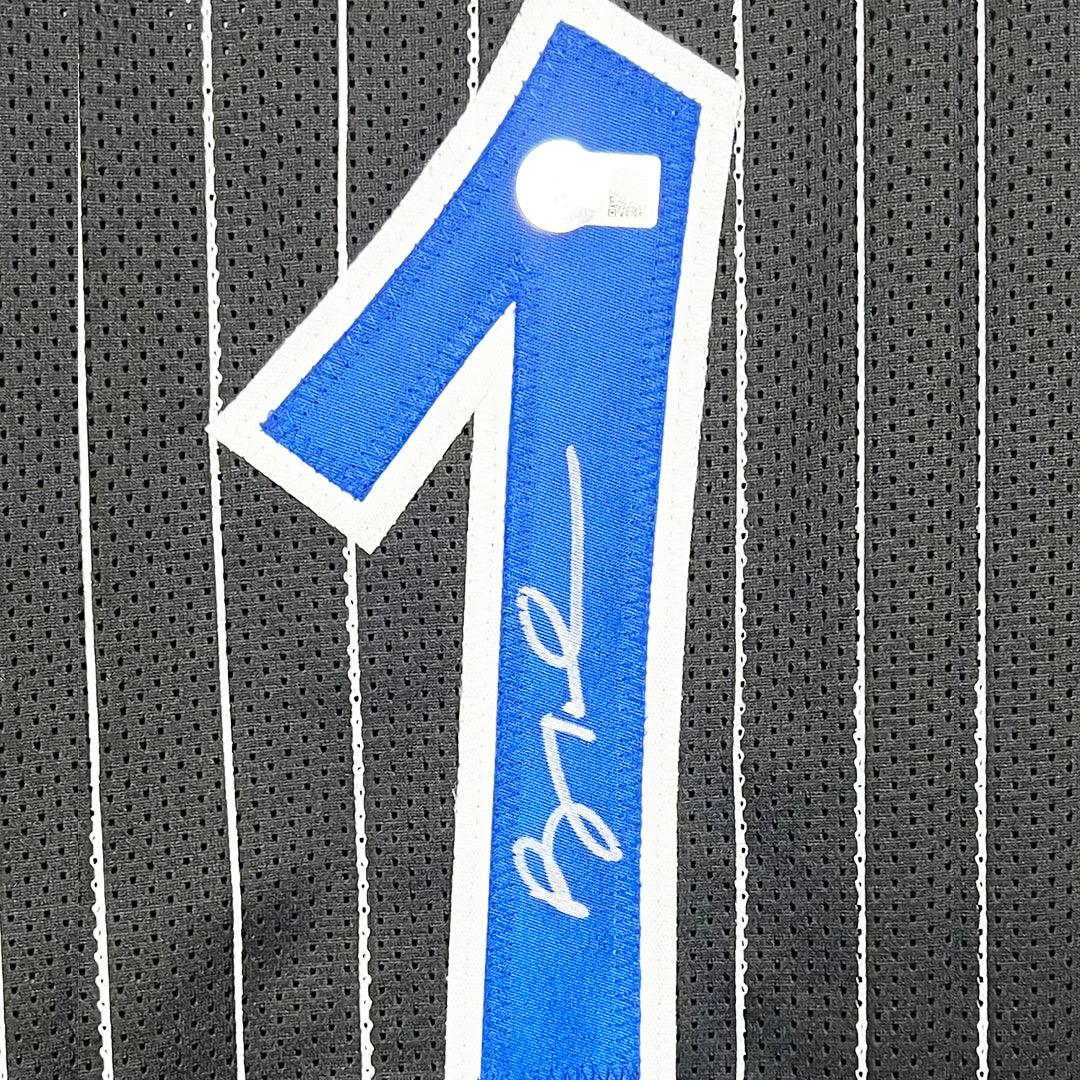 Orlando Magic Anfernee Penny Hardaway Hand Signed Autographed Custom Pin Striped Jersey Beckett COA
