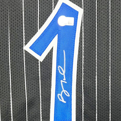 Orlando Magic Anfernee Penny Hardaway Hand Signed Autographed Custom Pin Striped Jersey Beckett COA
