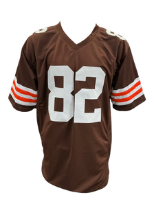 Ozzie Newsome Signed Autographed Cleveland Browns Custom Jersey Coa