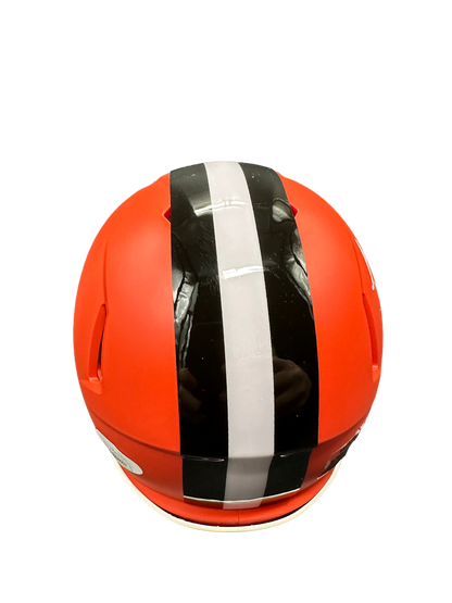 Cleveland Browns Dalvin Tomlinson Hand Signed Autographed Mini Helmet with JSA COA