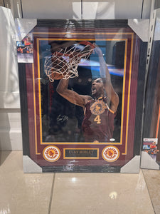 Cleveland Cavaliers Evan Mobley signed 16x20 custom framed JSA COA