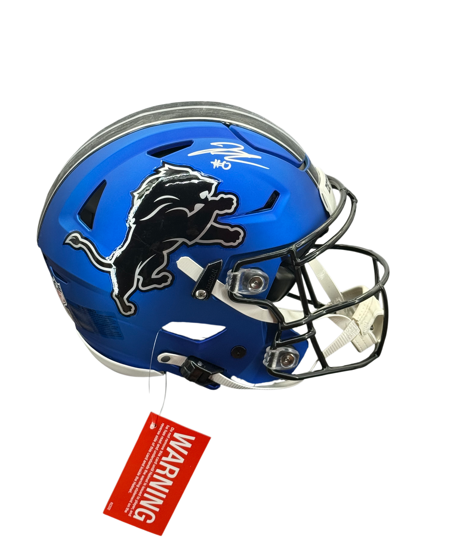Jahmyr Gibbs Signed Autographed Detroit Lions Full Size Authentic Speed Flex Helmet Fanatics COA